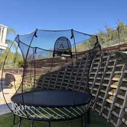 Spring Free Trampoline 8x11 Good Condition 