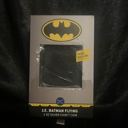 1 oz .999 Silver Chibi Coin Batman flying Limited Mintage