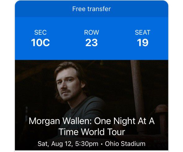 Morgan Wallen Ticket