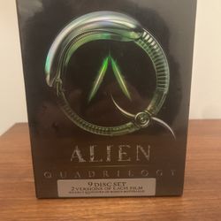 The Alien Quadrilogy 9 DVD Box Set *New*  (Box Sealed)  Bonus Alien vs. Predator DVD Included  