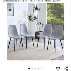Brand New in box set of 4 dining chairs