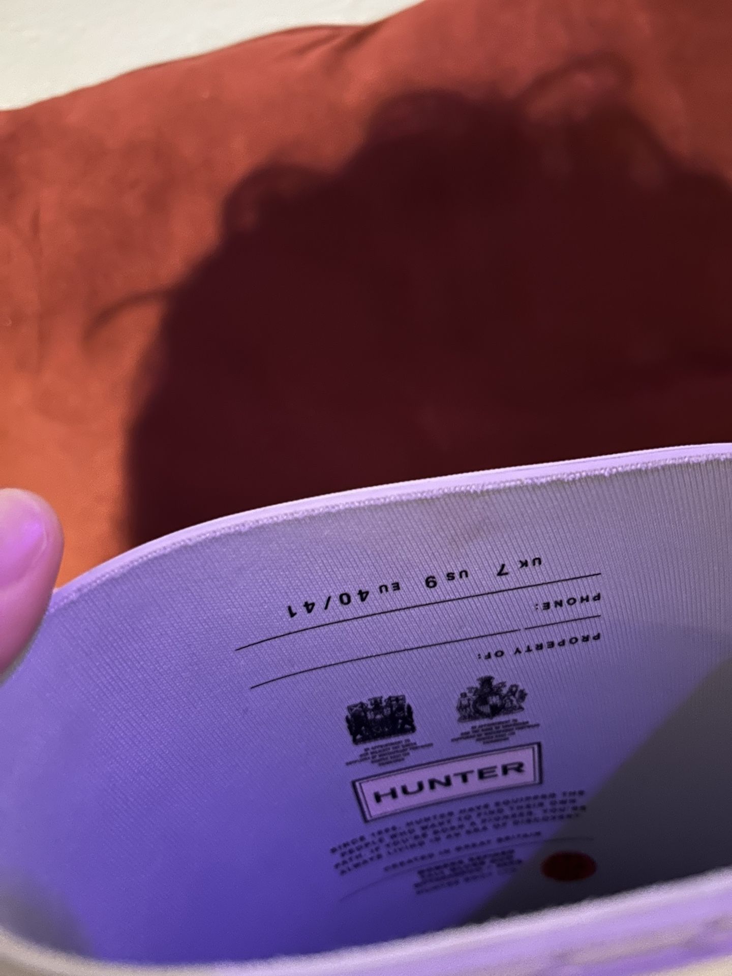 Hunter Original Tall Women’s Refined Gloss Rain Boots