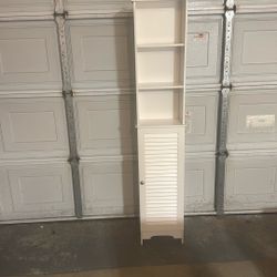 White Tall Cabinet 