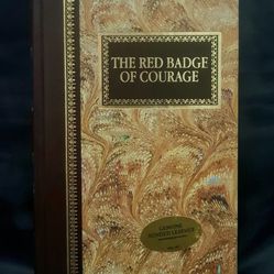 THE RED BADGE OF COURAGE: Stephen Crane, 1984 Bonded-Leather, Chatham, MINT