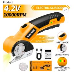 ⚡✂️ CORDLESS ELECTRIC SCISSORS – ONLY $9! ✂️⚡