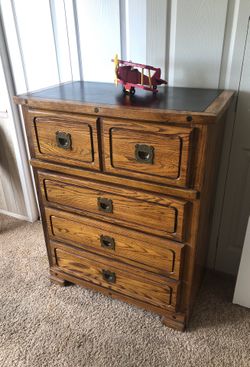 Solid wood dresser