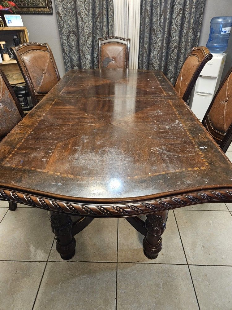 Dining Table Set Includes 6 Chairs for Sale in Edinburg, TX OfferUp