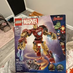 Lego Marvel Iron Man Mech Vs Ultron Set 76307