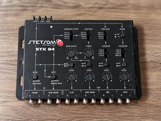 Stetsom STX 84 4-Way Electronic Crossover Car Audio Processor w/ Original Box