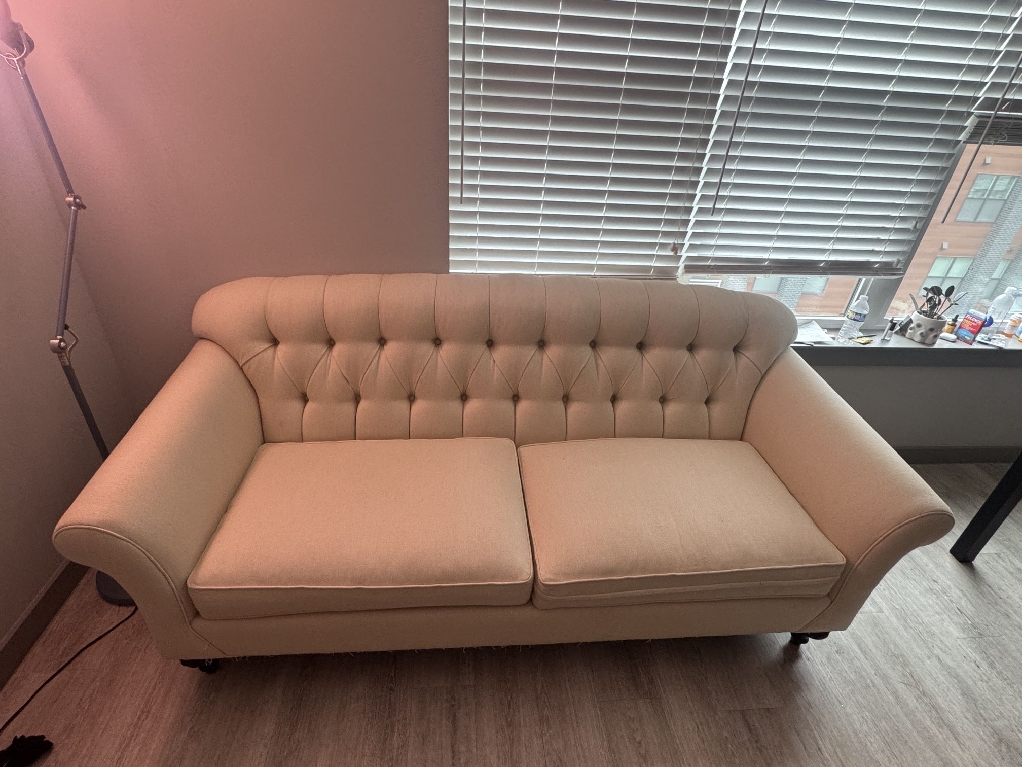 Arhaus White Couch