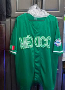 New XL Mexico Baseball Jersey Stitched