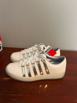 K-Swiss Classic Low-Top Sneakers White Silver