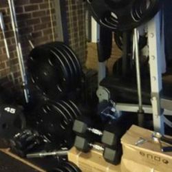 Hampton Rubber Coated Olympic Weights