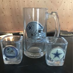 Dallas Cowboys Collectible Glass Set 
