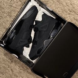 Jordan 4 Retro Black Cat (2025) Size 10.5 Men New 