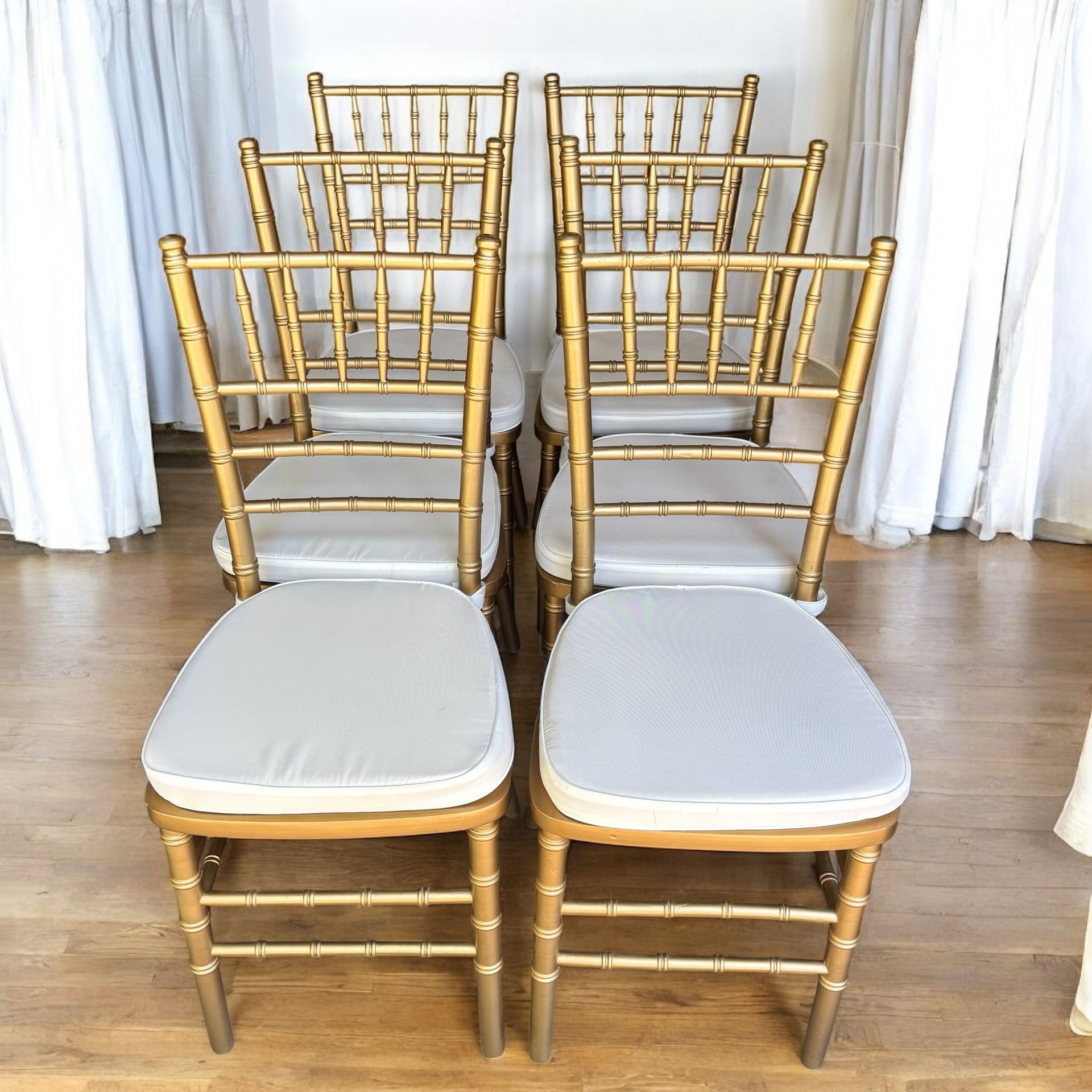 Gold Resin Chiavari Chairs 