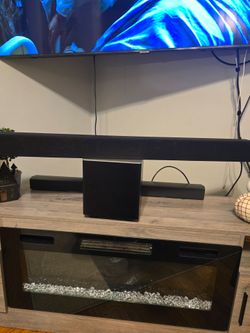 Vizio sound bar and subwoofer