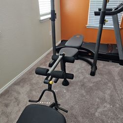 Gold's Gym Olympic Weight Bench And Rack