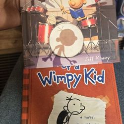 Two Books Diary of a Wimpy Kid .
