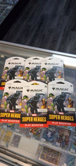 Magic the gathering TCG marvel 6 pack lot