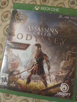 Xbox one games - Assassins creed Odyssey, Madden NFL, Overwatch and a red controller