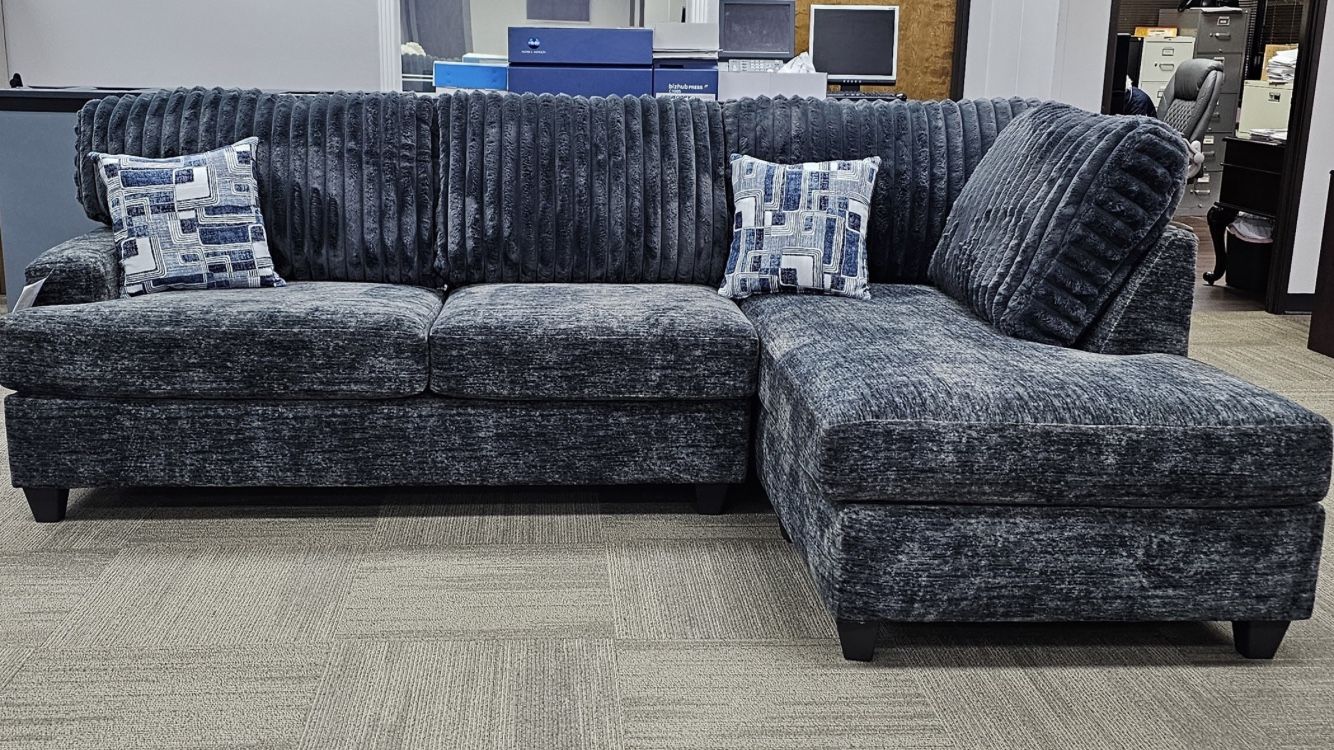 Brand New Charcoal grey Sectional!