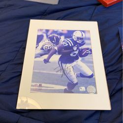 Reggie Wayne Authenticated Autograph 