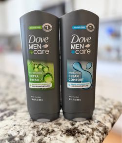 Dove men body wash
