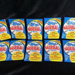 1989 Topps Baseball Packs 