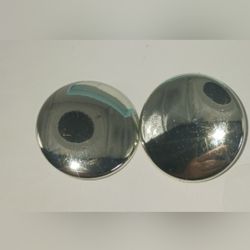 Silvertobe Big Round Clip On Earrings