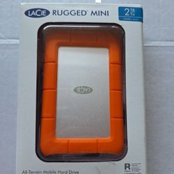 LaCie Rugged Mini 2TB External Hard Drive Portable - Drop Shock Dust Rain Resistant Shuttle Drive, For Mac And PC Computer RUGU3M2
New condition (open
