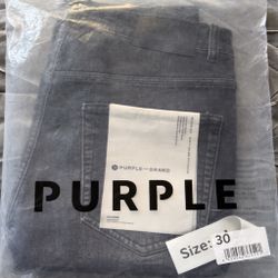 Purple Jeans 30 Brand New 