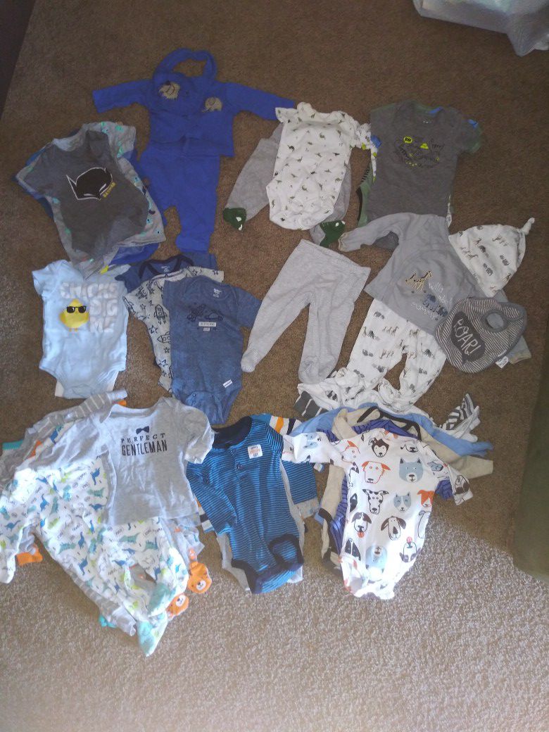 Baby boy clothes 0-3 months