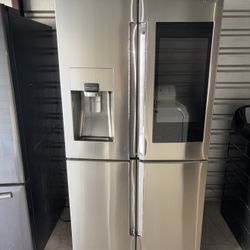 Samsung Stainless Steel Refrigerator And Freezer