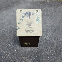 Root Or Wine Storage Wood Upcycled Cabinet 
