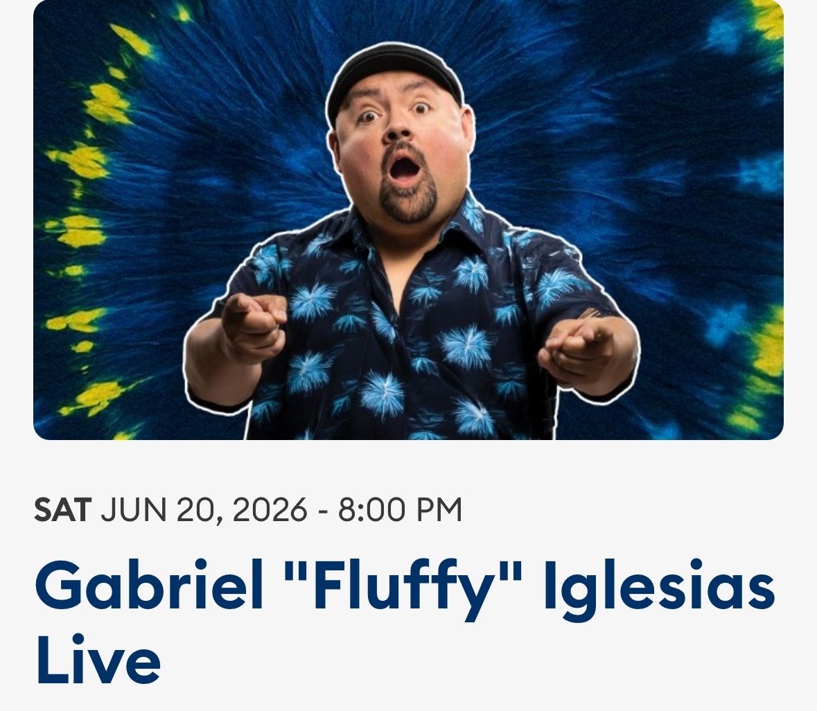 6/20 Gabriel Iglesias