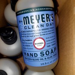 Mrs Meyers Bluebell Hand Soap 6 Bottles Total