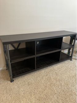 Wood Shelving TV stand Console credenza