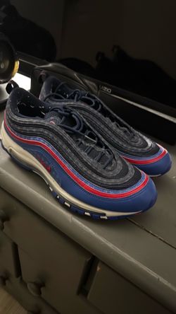 Nike Air Max 97 Sneakers Navy Blue Red