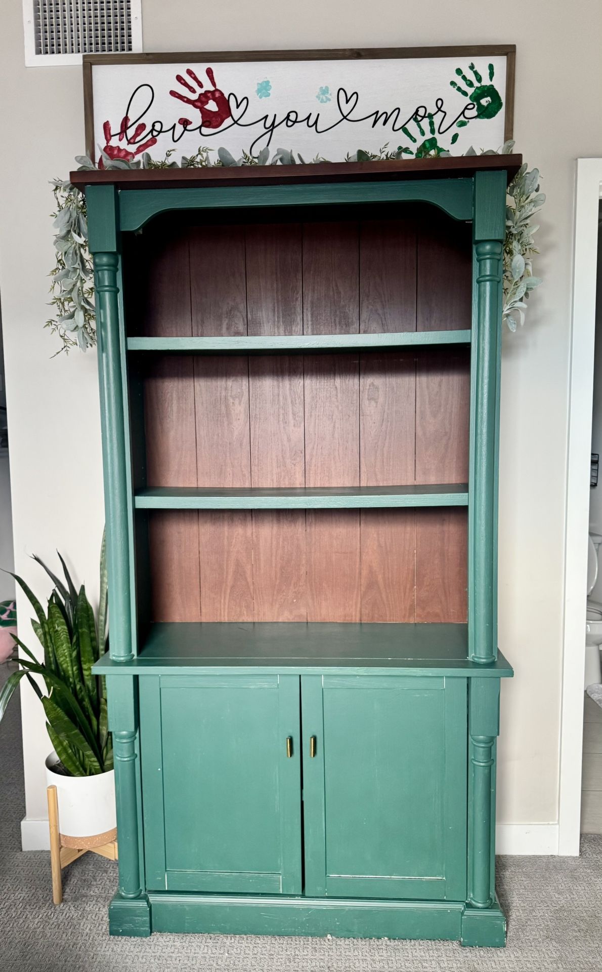 Green Bookshelf