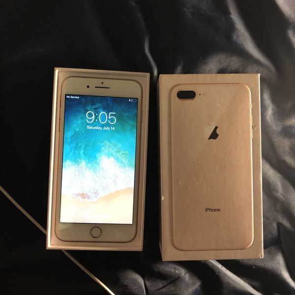 Factory unlocked apple iPhone 8 Plus rose gold 64 go