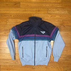 Vintage 80s/90s Pony Track Jacket Full-Zip Unisex: Medium