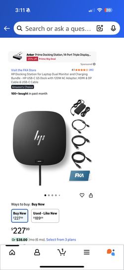 HP Docking Station BRAND NEW