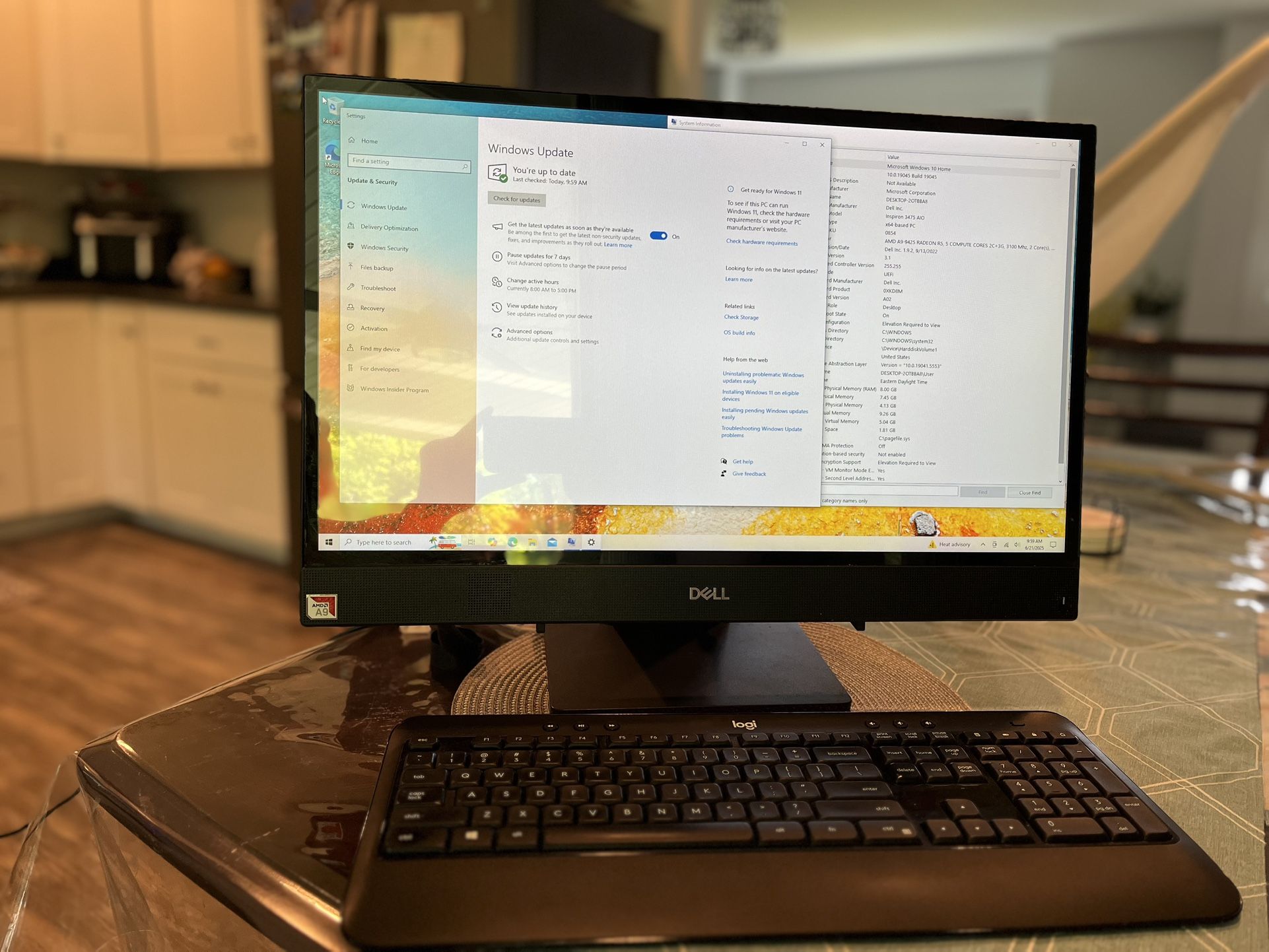 Dell Inspiron All-in-One Computer Touch Screen – Excellent Condition