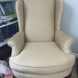 Wingback Chair 1980  Custom Made