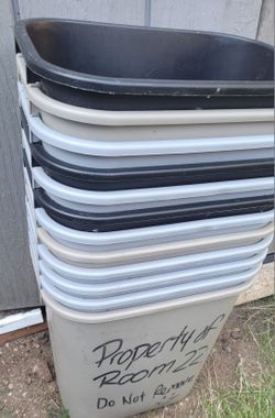 $2 Each, Trash Cans And Recycle Bins