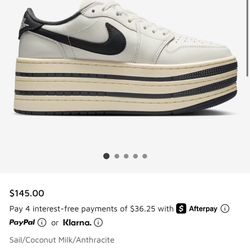 Nike triple platform air force size 7