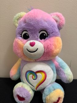 Care Bears Rainbow Heart Plush Stuffed Animal