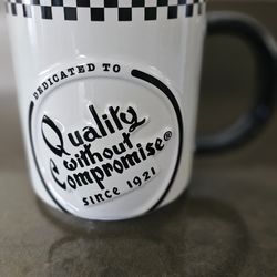 Sees Candies "VERY BIG MUG" 20 oz Capacity Coffee Tea Ceramic Raised Lettering