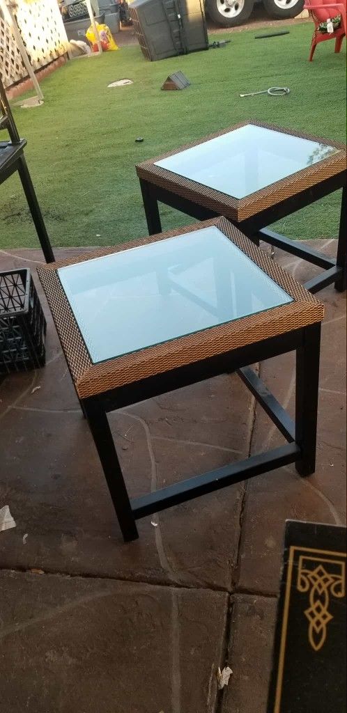 Pair  end tables 